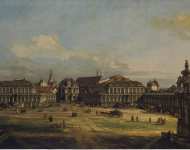 Bellotto Bernardo Zwinger in Dresden - Hermitage